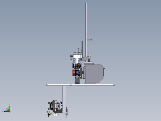 福特间歇式油泵电磁阀端盖压装设备sw14可编辑右视缩略图