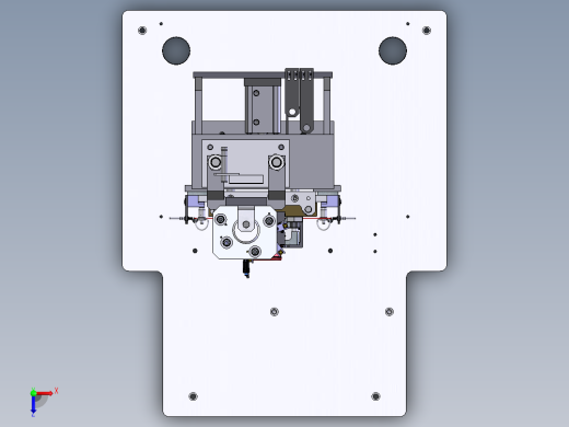 福特间歇式油泵电磁阀端盖压装设备sw14可编辑俯视缩略图
