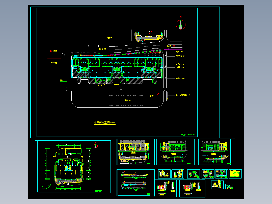 花园商业街施工图