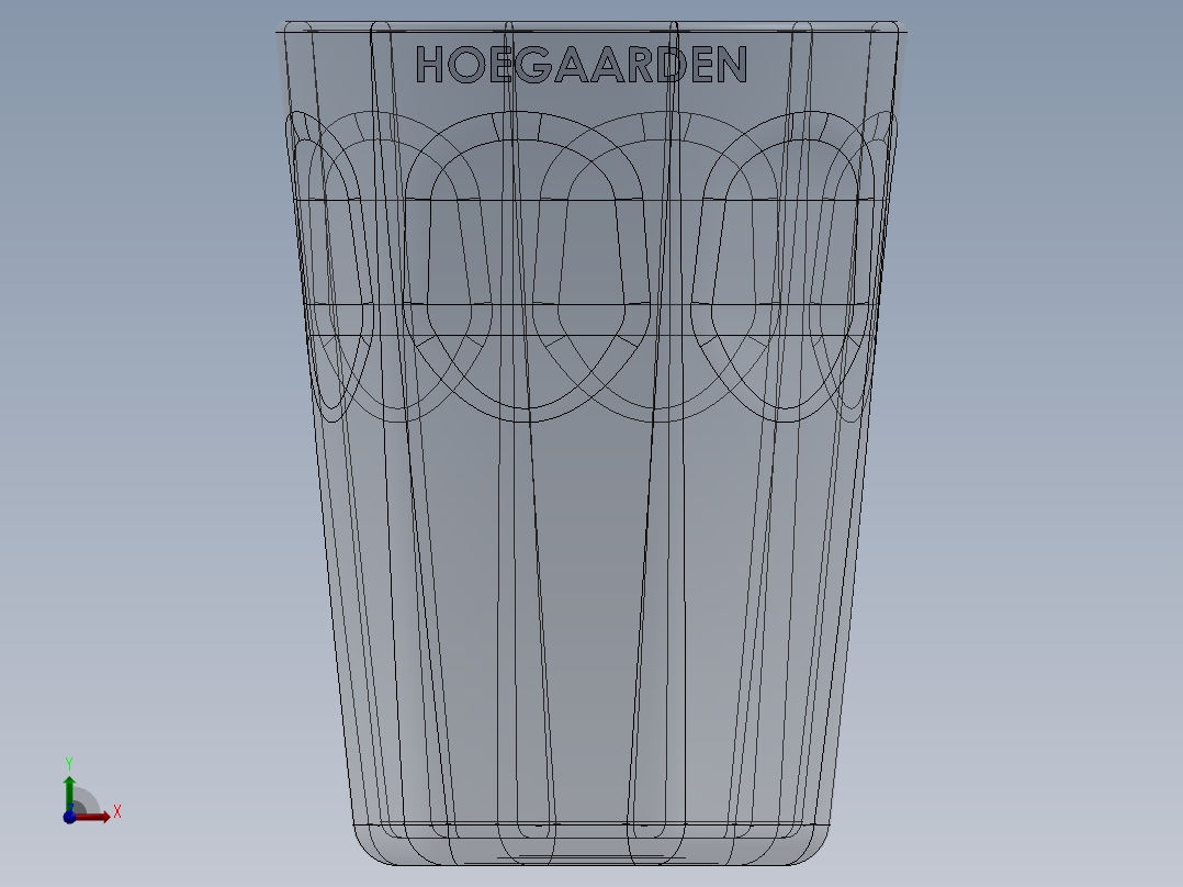 玻璃器子、杯子(21)前视图