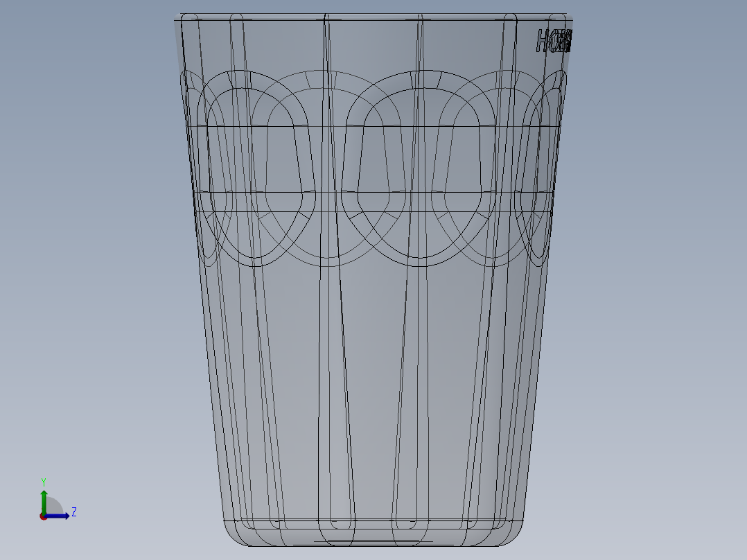 玻璃器子、杯子(21)左视图
