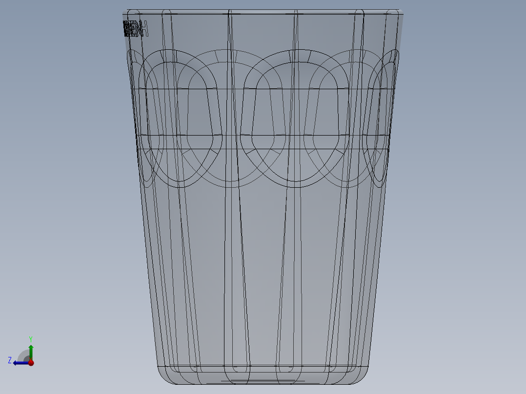 玻璃器子、杯子(21)右视图