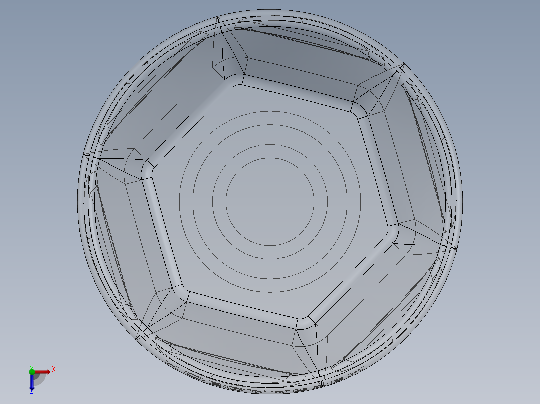玻璃器子、杯子(21)俯视图