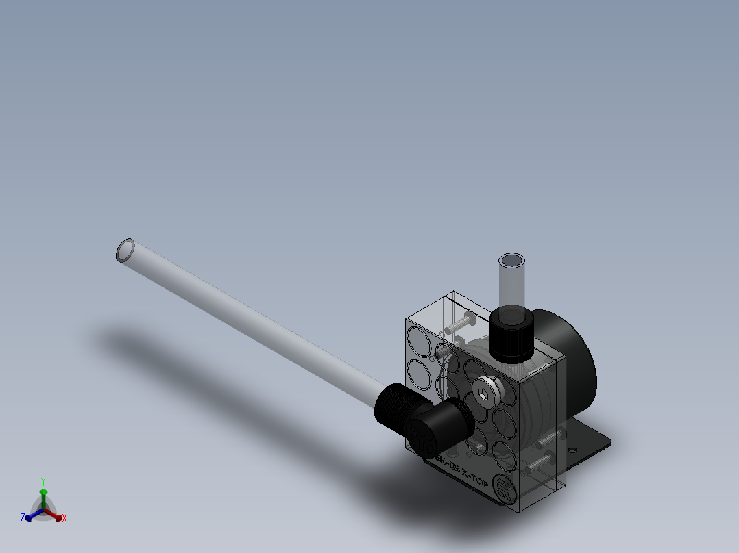 泵、水泵(85)正等轴测图