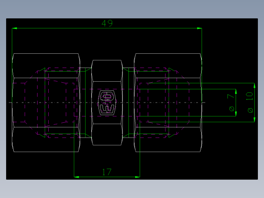 PARKER管接头EO Union G10S71_front