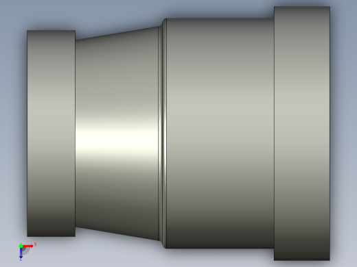 螺纹管管箍-异径有边 DN20-DN15俯视缩略图