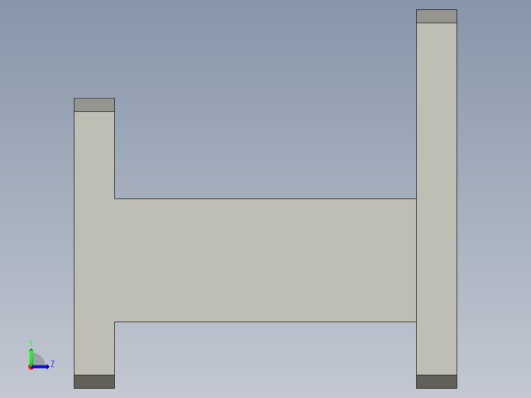 雷塞57步进电机座57左视图