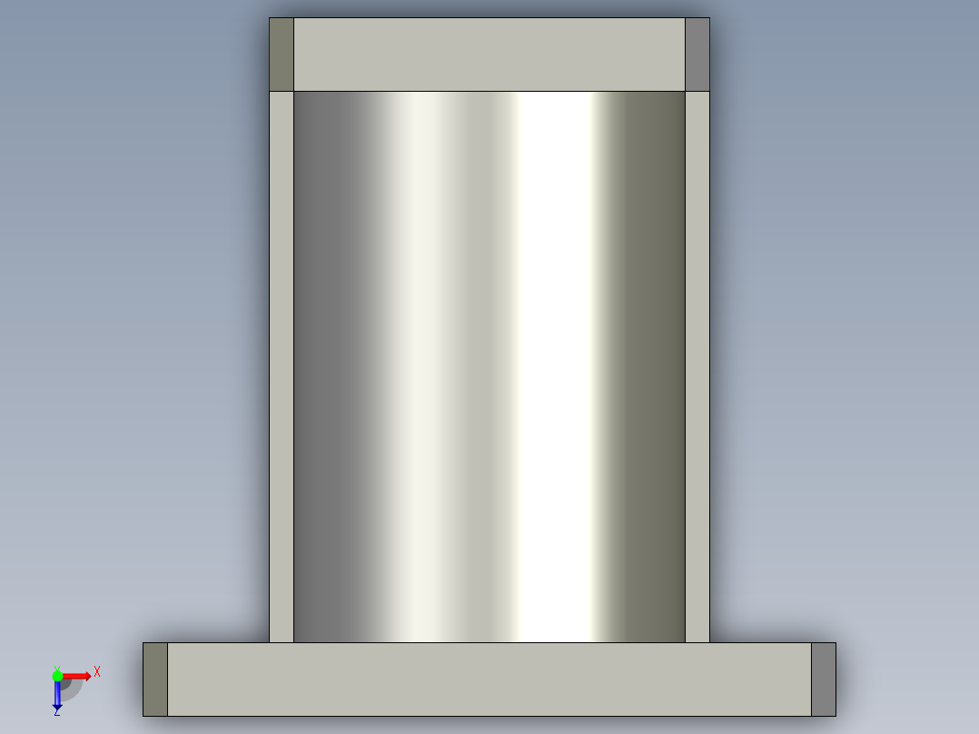 雷塞57步进电机座57俯视图