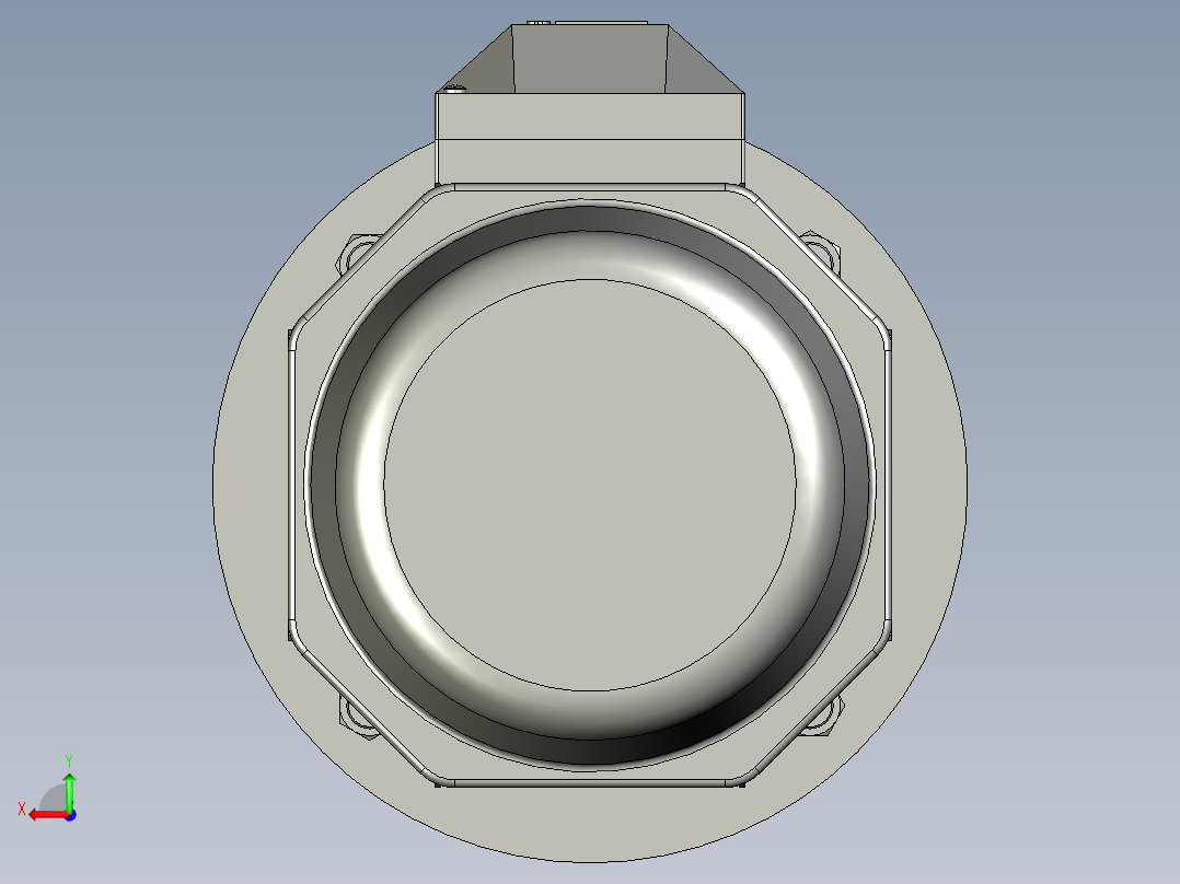 XMRV040-090型蜗轮蜗杆减速机XMRV07530FA190B5B3YS-11-4P_IEC电机后视图
