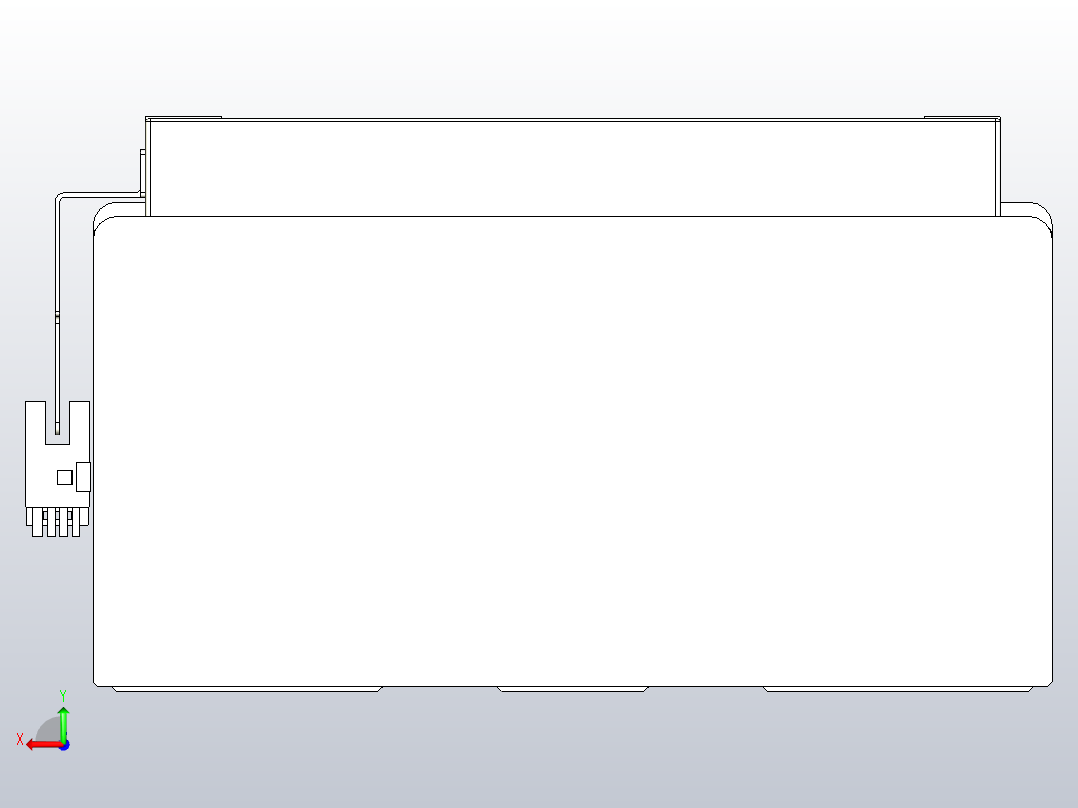 滚珠丝杠直线轴带导轨全封闭TPA-HCR-202D-2510C-L850-M-C-P75-N3后视图