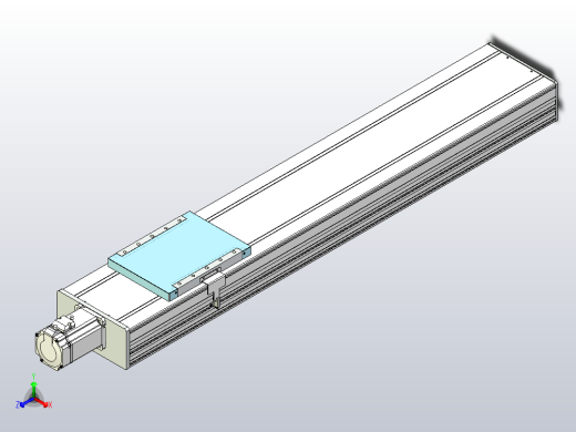 滚珠丝杠直线轴带导轨全封闭TPA-HCR-202D-2510C-L850-M-C-P75-N3正等轴测缩略图