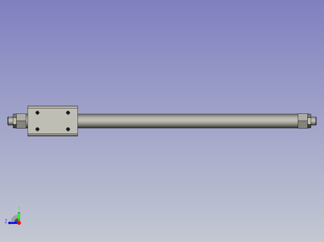 气缸SMCCY3B15-250右视图