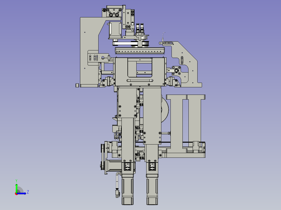片料上料组合左视图