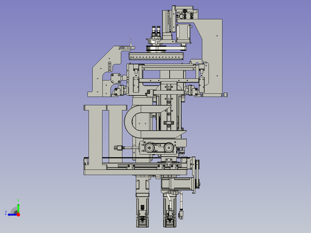 片料上料组合右视图