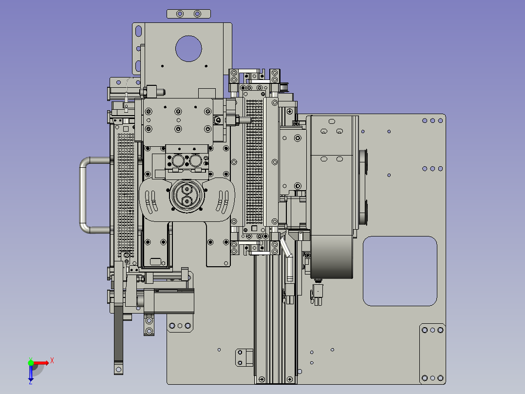 片料上料组合俯视图