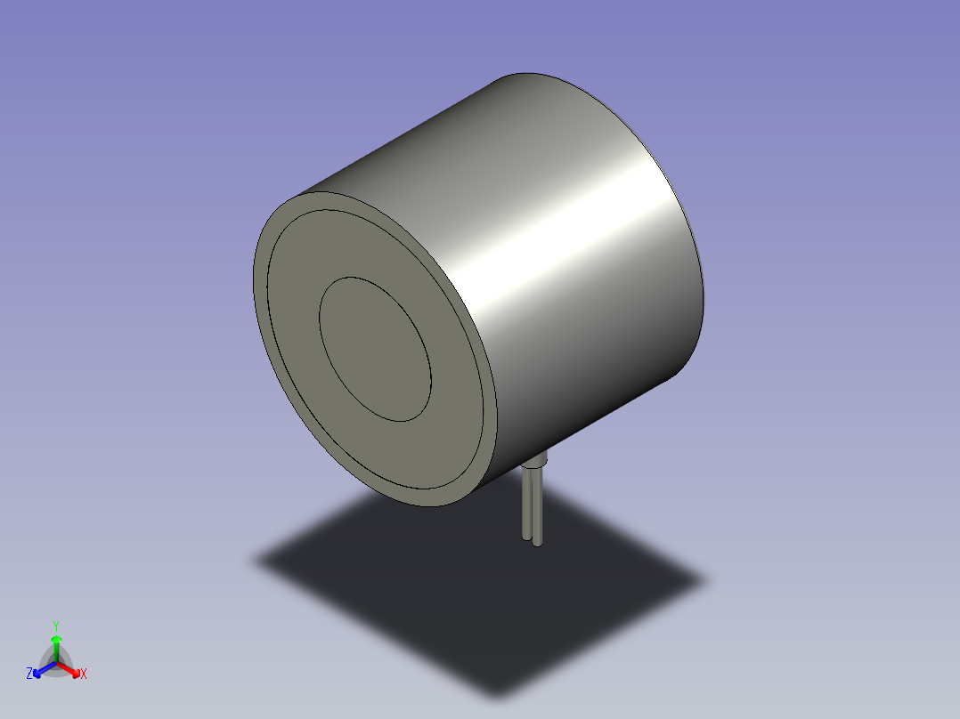 大电磁固定座TMEH-A7正等轴测图