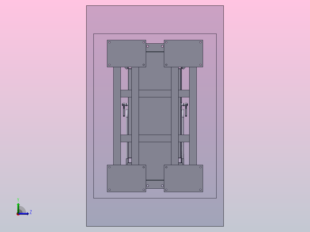 A6  液压废丝打包机左视图