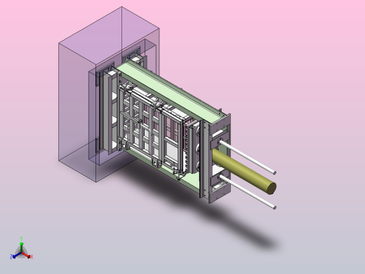 A6  液压废丝打包机正等轴测缩略图
