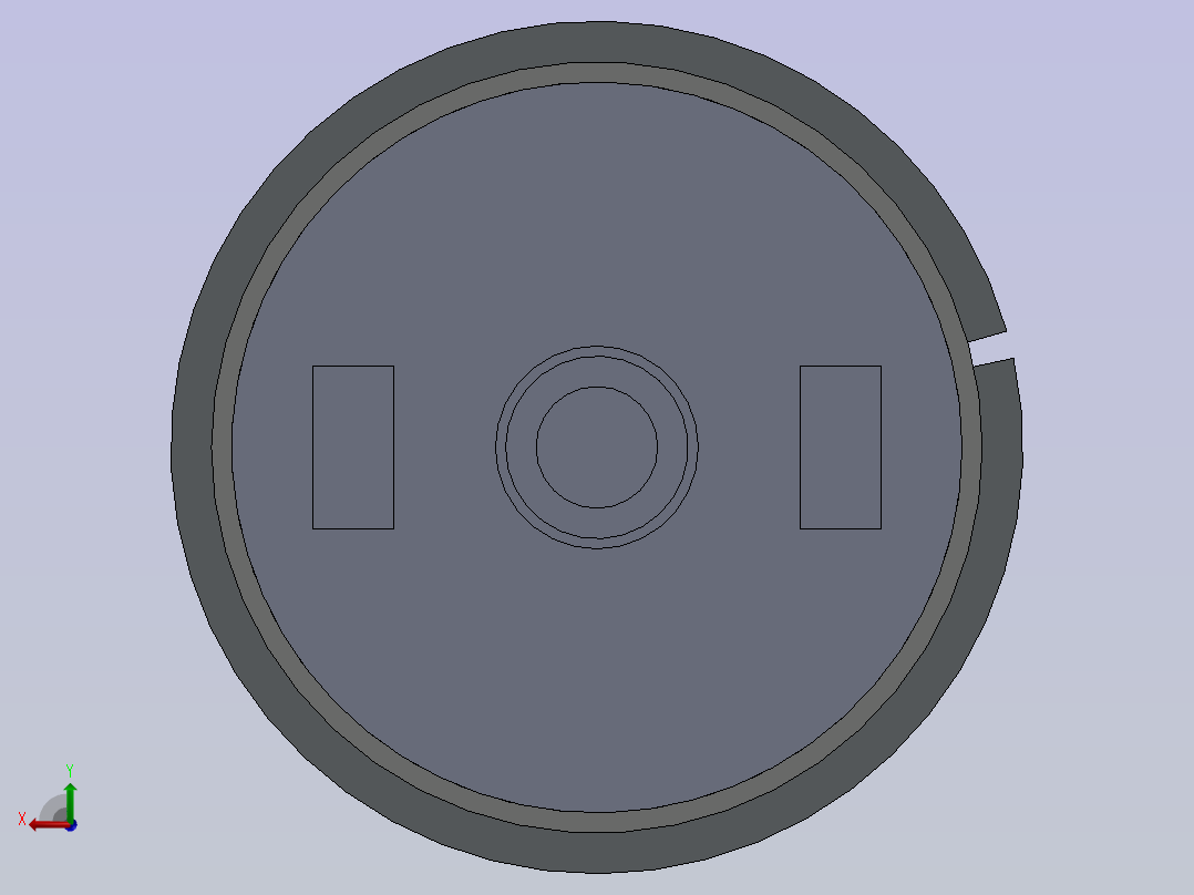 电机直流 12v后视图