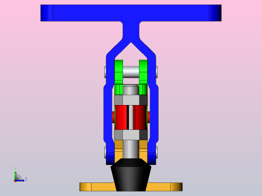 连杆拉扣，夹钳锁扣SW3dPS-70340左视缩略图