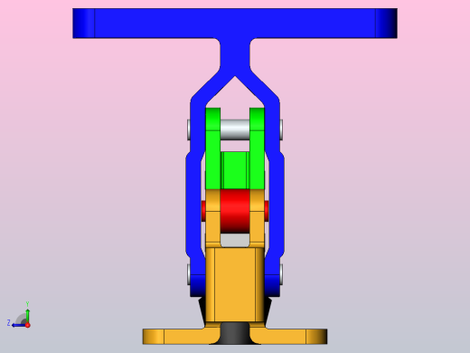 连杆拉扣，夹钳锁扣SW3dPS-70340右视缩略图