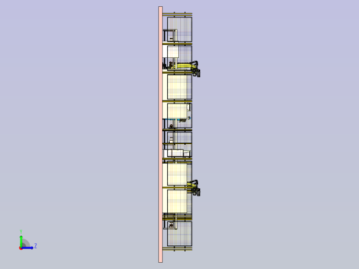 环形输送线设计左视缩略图