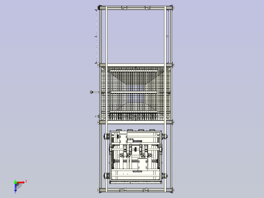 全自动拆包机3D图纸俯视缩略图