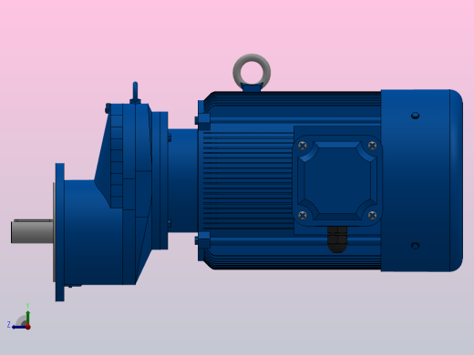 RXF87法兰轴伸式安装斜齿轮减速机RX87-Y15-4P-160L-M1-0°-Φ250右视缩略图