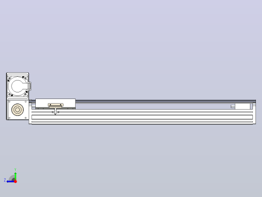 皮带直线轴半封闭可选导轨TPA-HNB-175D-140-L600-LU-Y-P75-N3右视缩略图