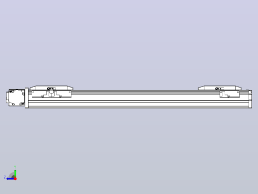 皮带直线轴双滑块型TPA-GCBS-50-P42-L150-DL-M10-N3右视缩略图