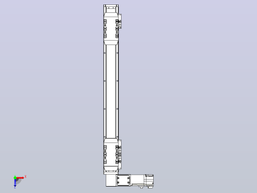 皮带直线轴双滑块型TPA-GCBS-50-P42-L150-DL-M10-N3俯视缩略图