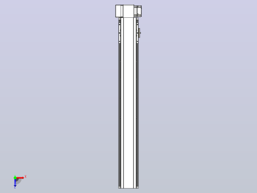 皮带直线轴半封闭可选导轨TPA-HNB-105D-90-L700-RP-C-P20-N3俯视缩略图