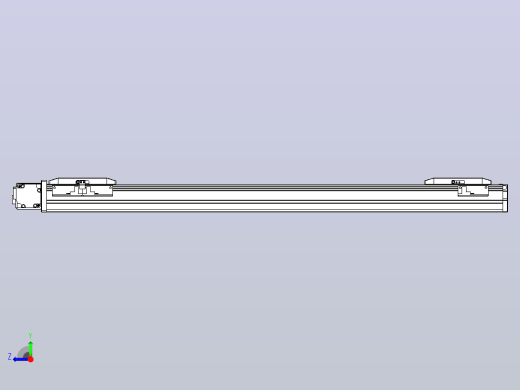 皮带直线轴双滑块型TPA-GCBS-50-P42-L250-DL-M10-N3右视缩略图