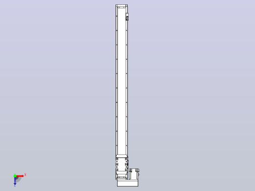 滚珠丝杠直线轴内置导轨TPA-GCR-80-1610C-L1000-ML-M40-N3俯视缩略图