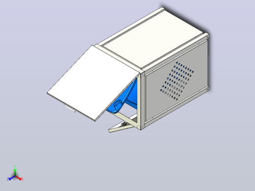 box-for-garbage-cans-1832-模型格式为 stp igs