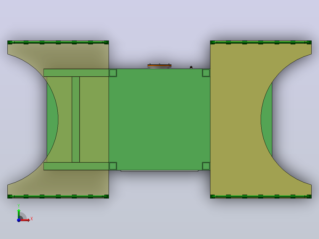 勤务塔架结构装置的液压系统设计（SW+CAD+说明书）前视图