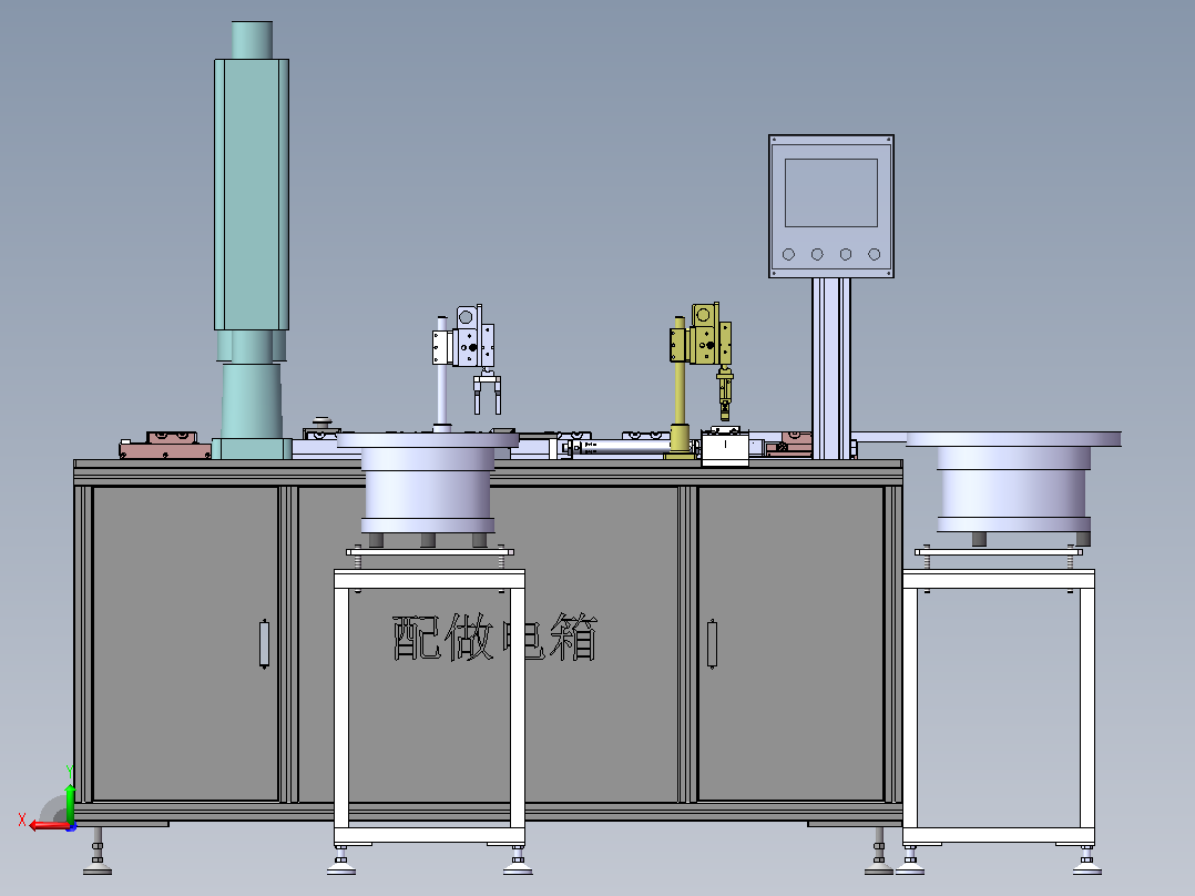 超声波焊机后视图