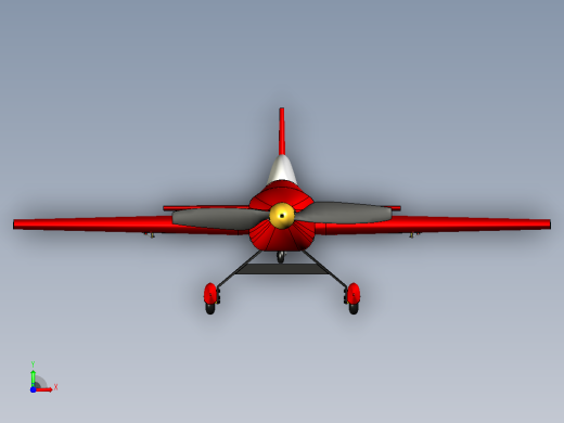 飞机 300S RC模型前视缩略图