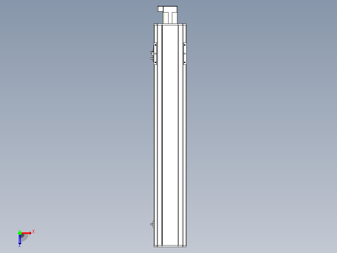 MTH13标准螺杆滑台[MTH13-L#-700-BC-P20-C3]俯视图