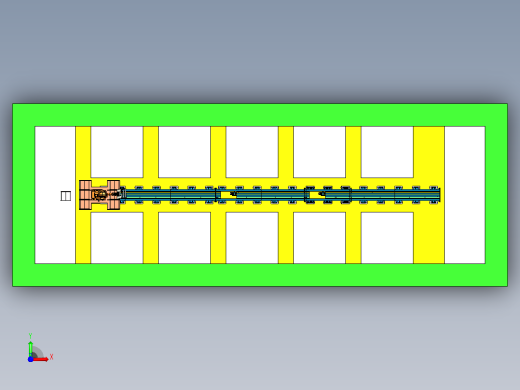 滑轨机器人自动上下料方案前视缩略图