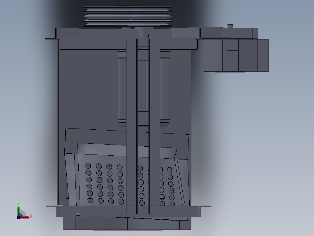 小型水稻脱粒机设计sw+cad+说明书前视图
