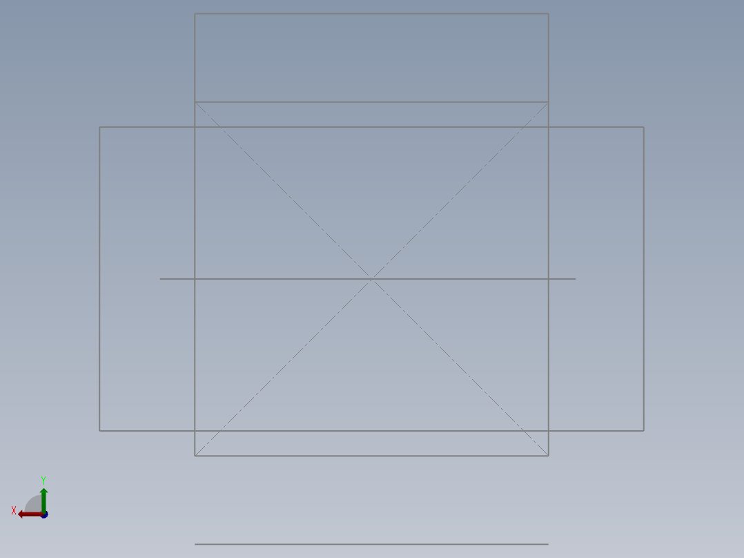 00131-灭火器壳模具设计后视图