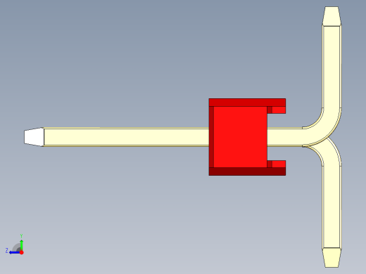 彩色公排针 100mil 2.54mm 系列-DS1022_red_11p_100mil_Type_SMT_R1_rev1.0右视缩略图