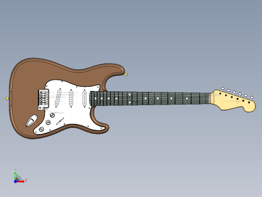 完整60年代复古吉他前视缩略图