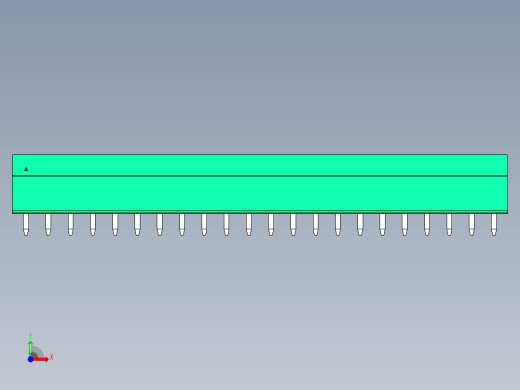 DEGSON 15EDG 系列 3.5mm 插拔式接线端子 FullPack-15EDGVC-3.5-22P-14-00AH前视缩略图