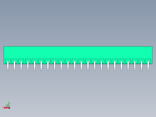 DEGSON 15EDG 系列 3.5mm 插拔式接线端子 FullPack-15EDGVC-3.5-22P-14-00AH后视缩略图