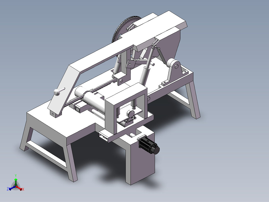 挤压头生产用钢柱切断设备