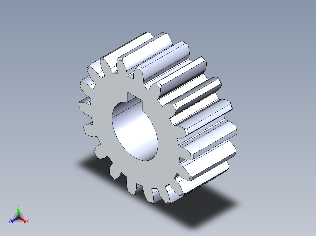 正齿轮压力角20 -64dp-20pa-18t spur gear