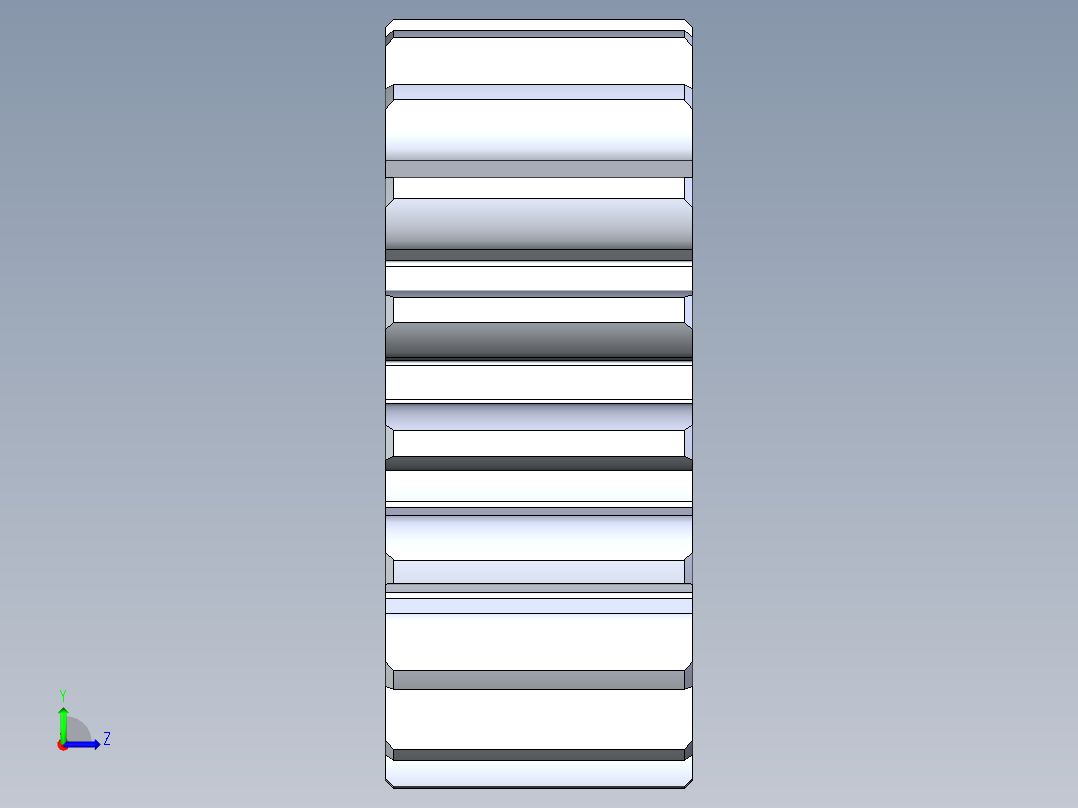 正齿轮压力角20 -64dp-20pa-18t spur gear左视图