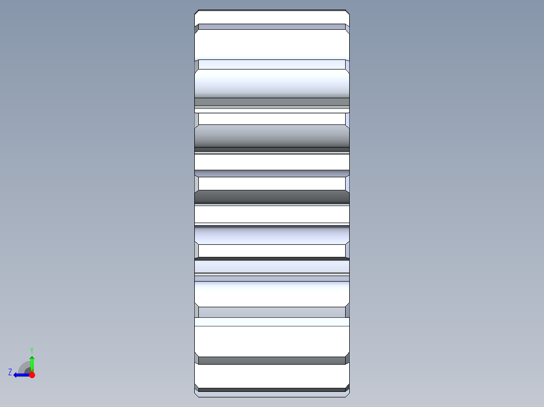 正齿轮压力角20 -64dp-20pa-18t spur gear右视图